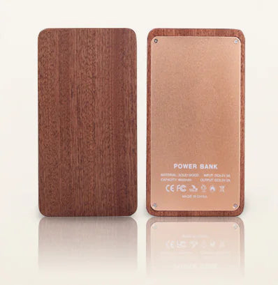 Wooden Power Bank - Portable Charger