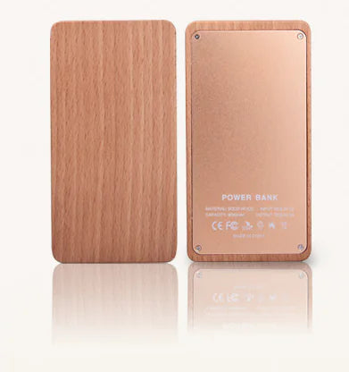 Wooden Power Bank - Portable Charger
