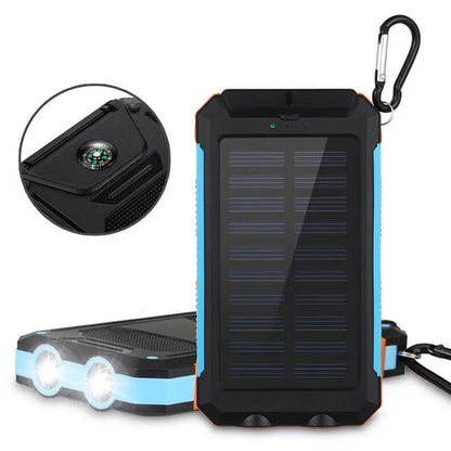 Solar Power Bank with 20000mAh Capacity and Fast Charge