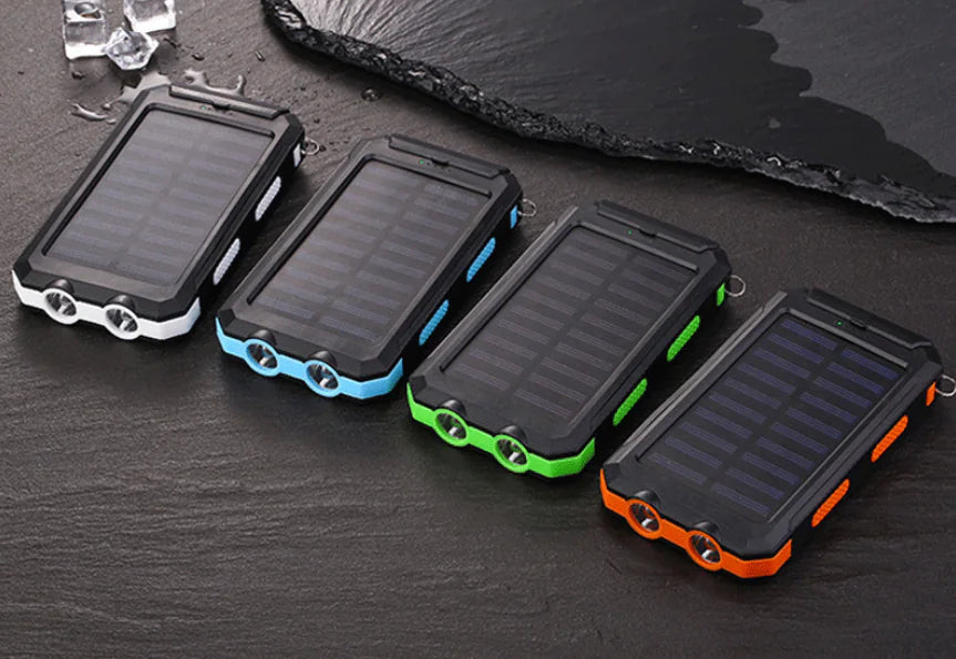 Solar Power Bank with 20000mAh Capacity and Fast Charge